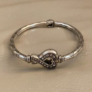 Brighton Silver Heart Bracelet
